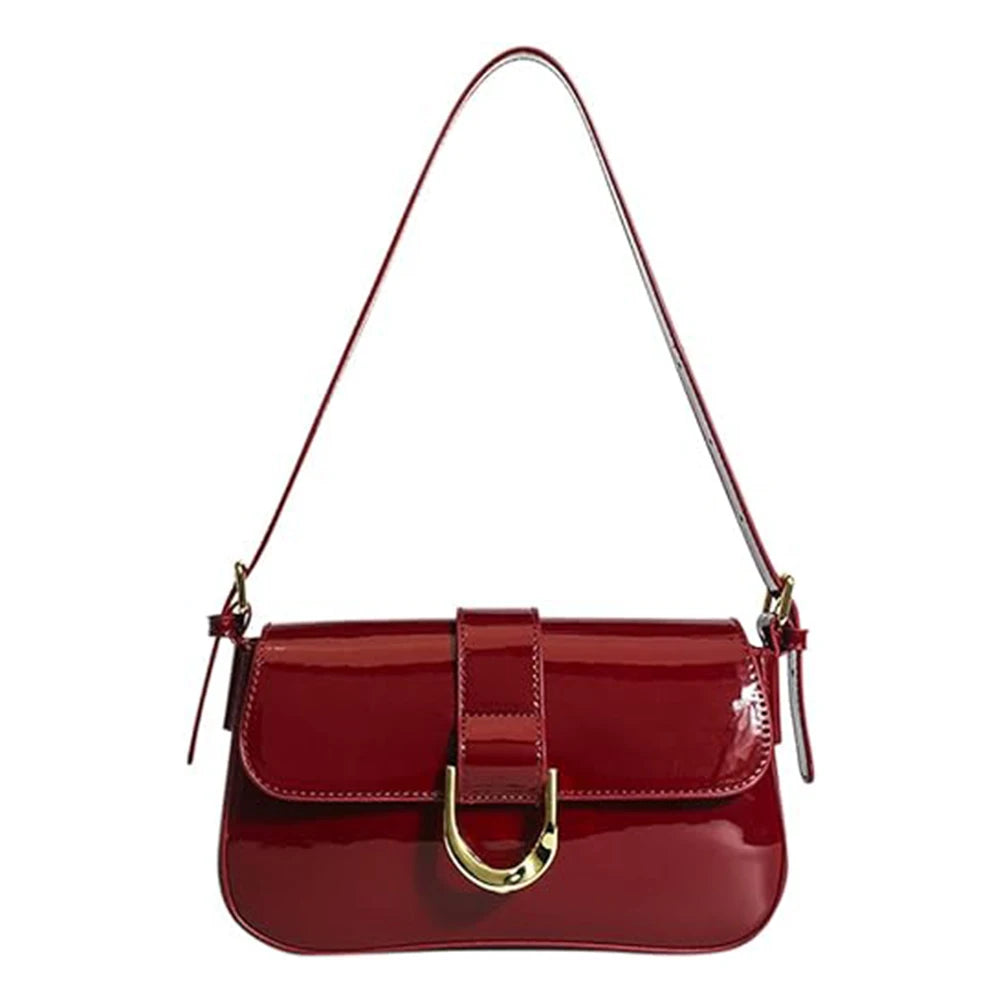 Glossy Burgundy Bag