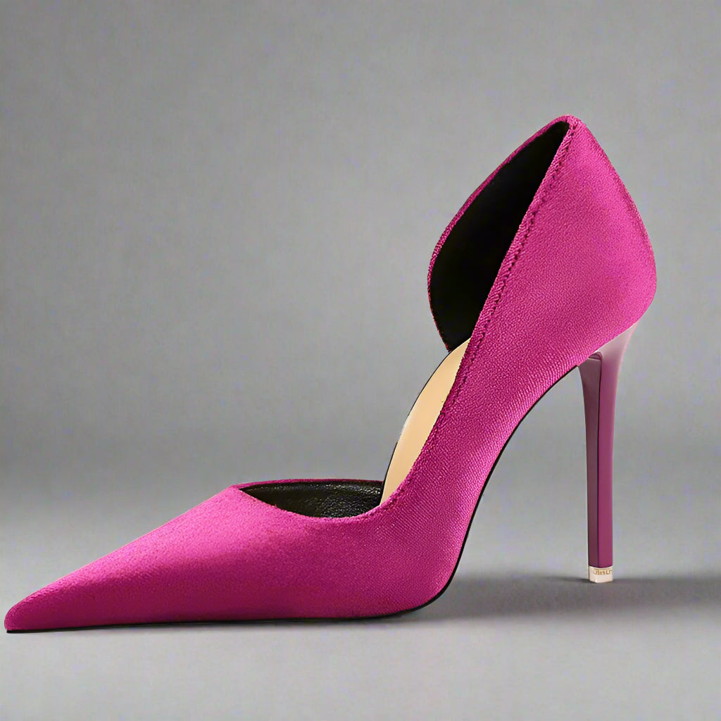 Suede High Heel