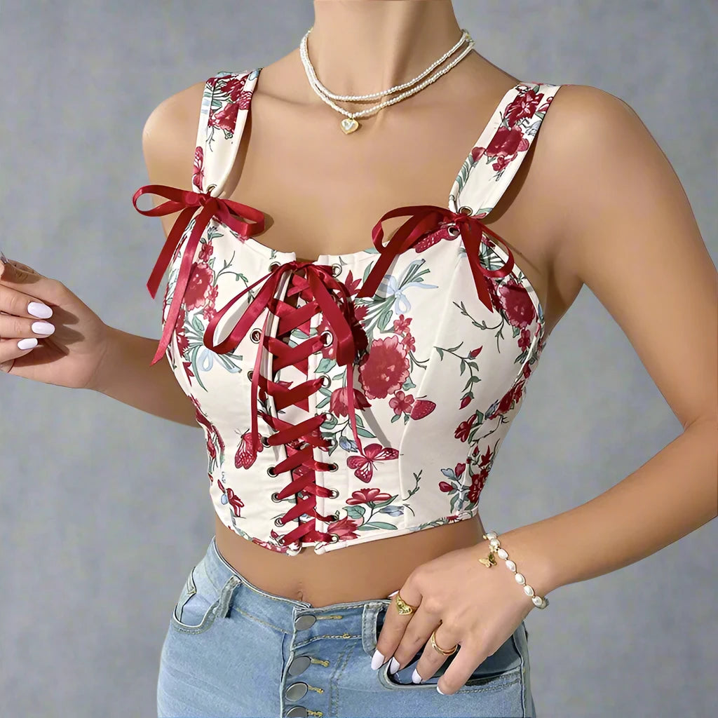 Red Cherry Corset