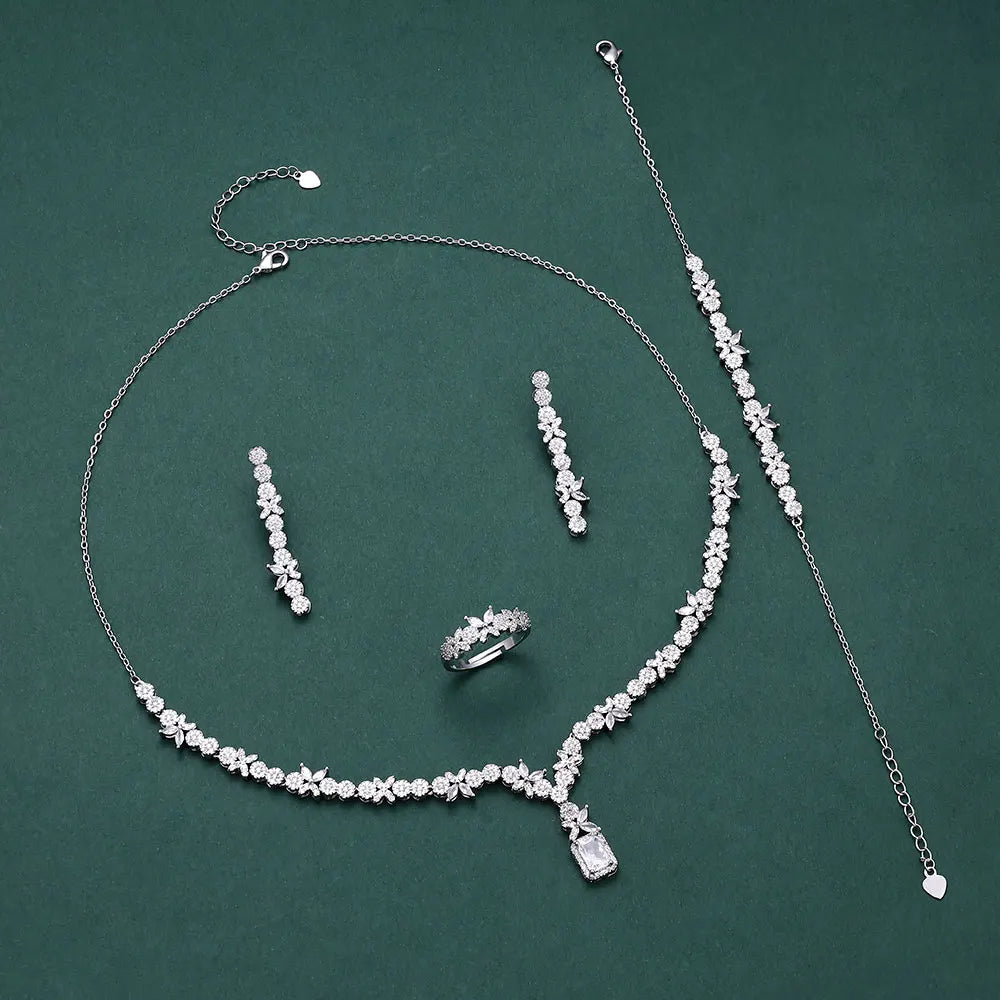 Cubic Zirconia Jewelry Set