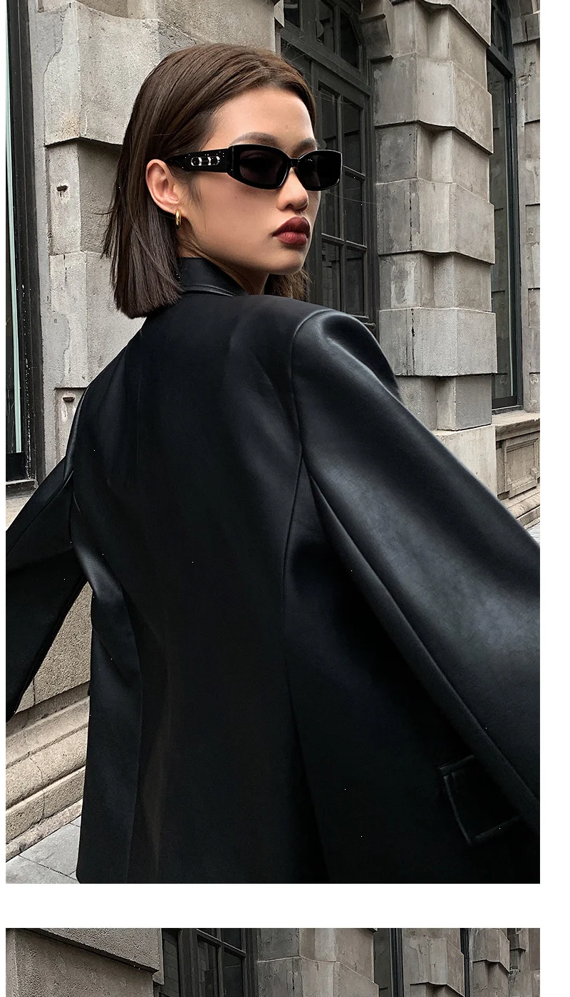Leather Suit Jacket