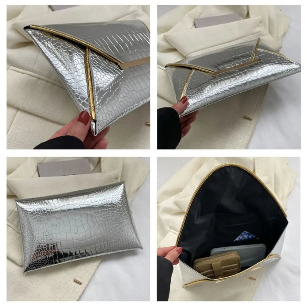 Crocodile Glossy Purse