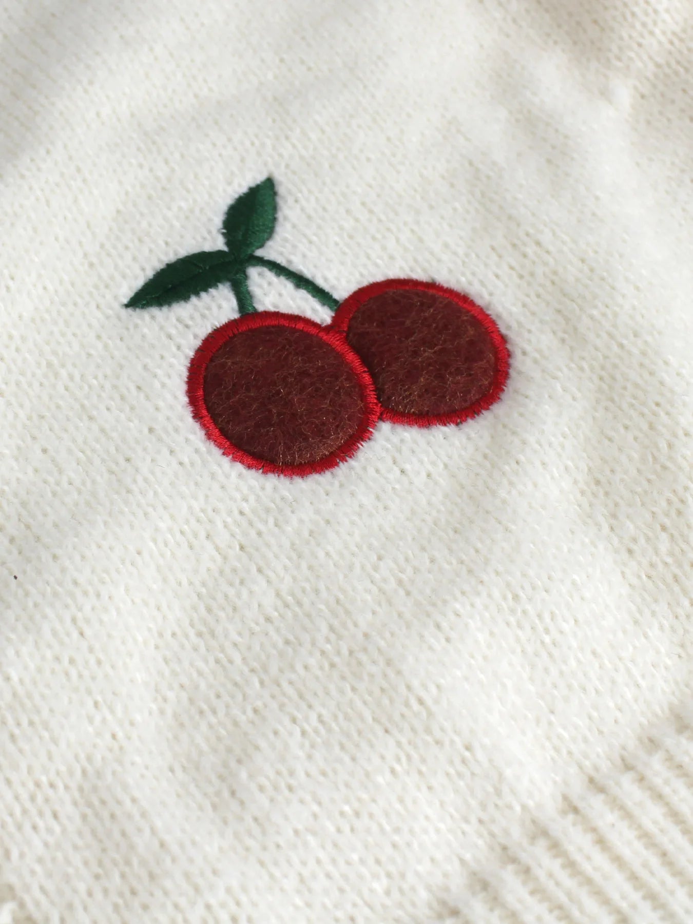 Cherry Short Cardigan