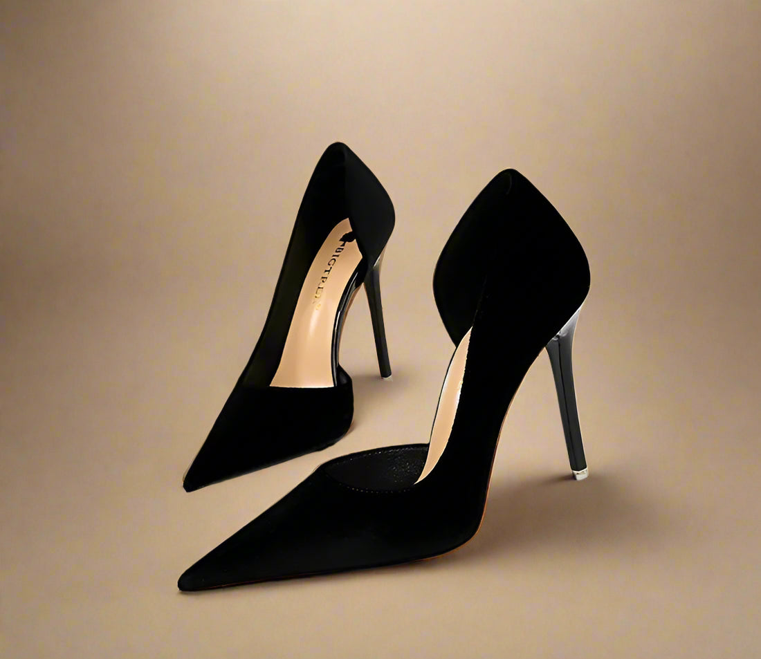 Suede High Heel