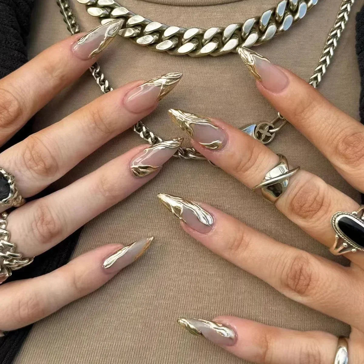 Princess Press on Nails