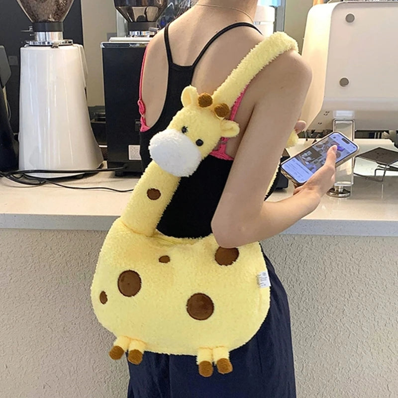 Giraffe Plush Bag
