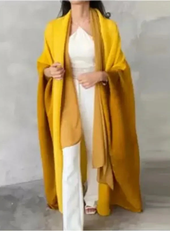 Jacket Bat Sleeve Scarf Coat
