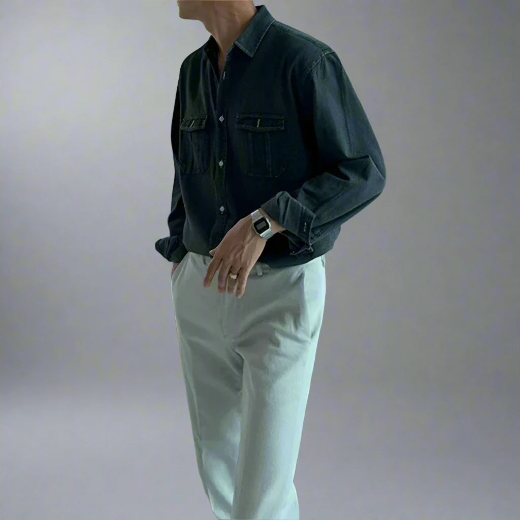 Denim Shirts Cardigans