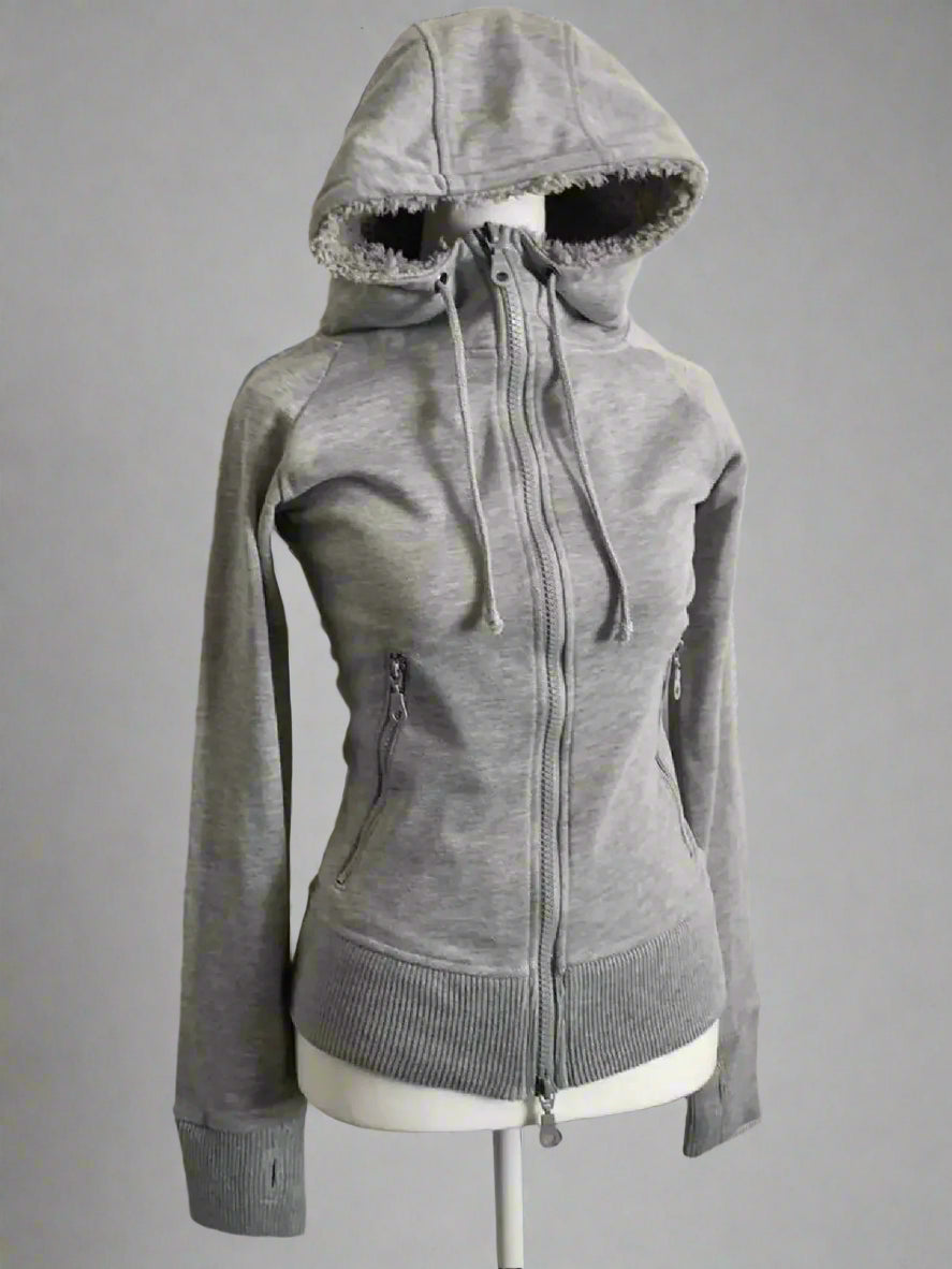 Lamb Wool Hooded Sweatshirt