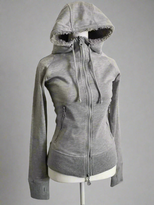 Lamb Wool Hooded Sweatshirt