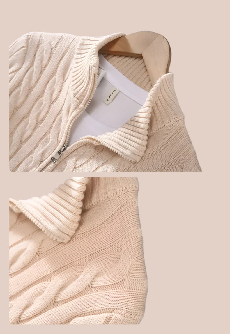 Half Zip Pull over Sweater