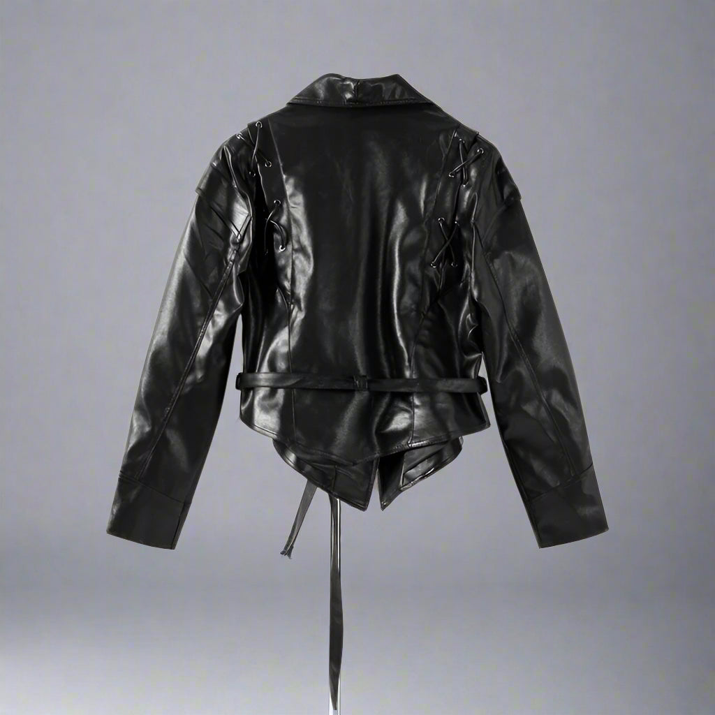 Belt Leather Jacket