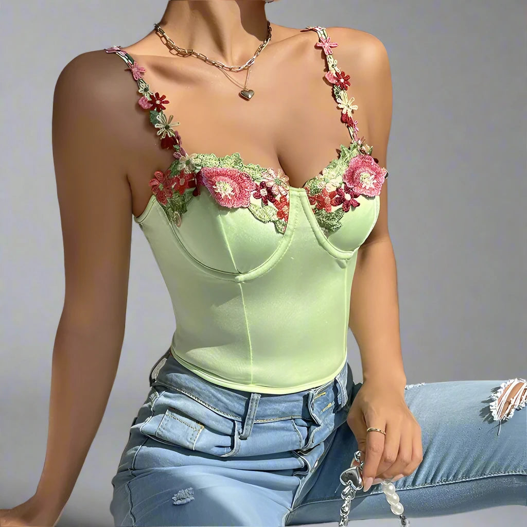 Floral Crop Top