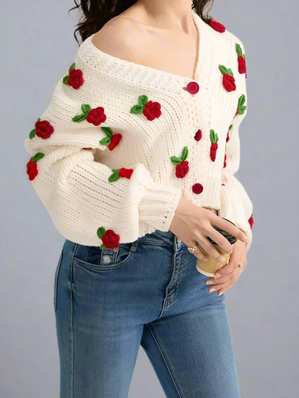 Floral Sweater