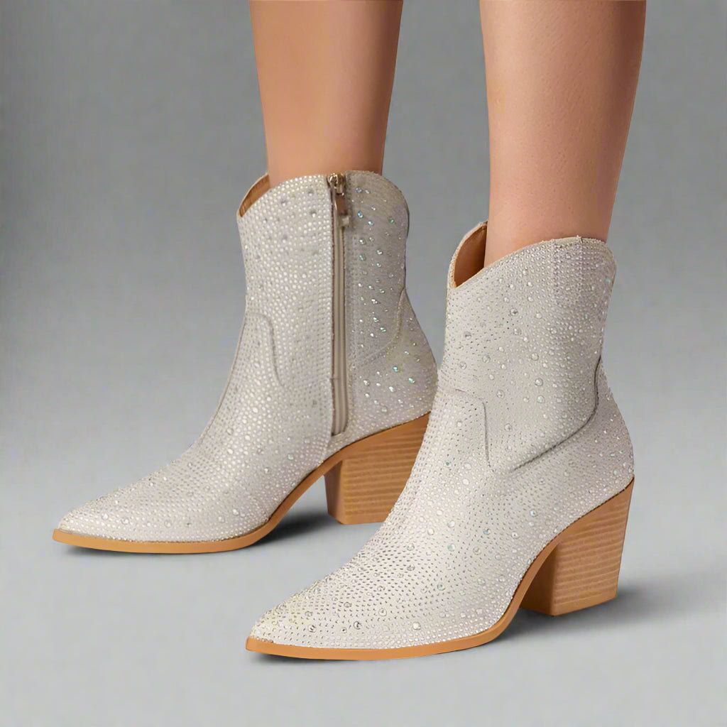 Crystal Chunky Platform Boots