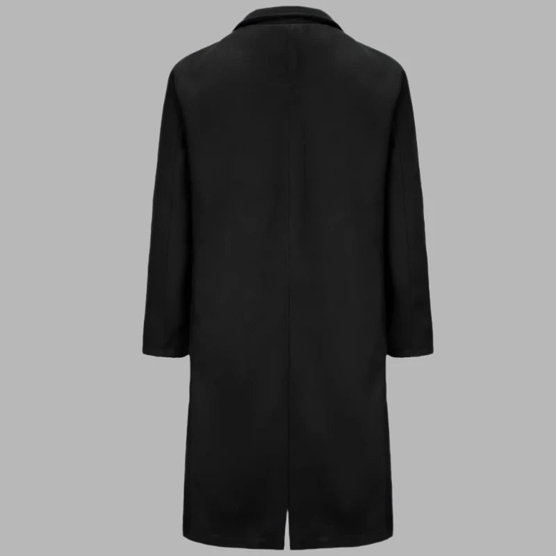 Woolen Windbreaker Overcoat