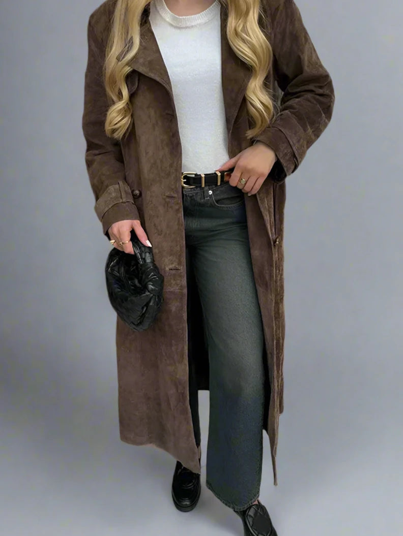 Leather Long Coat