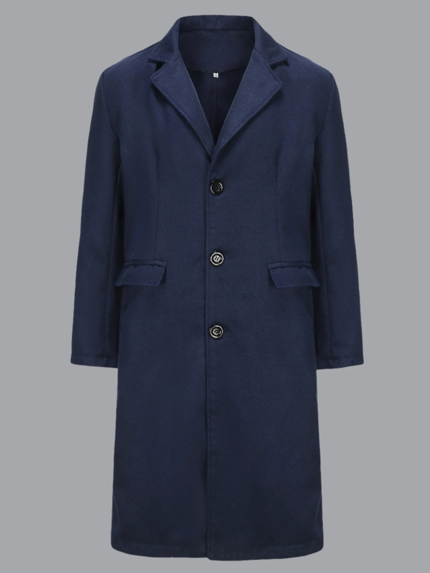 Woolen Windbreaker Overcoat