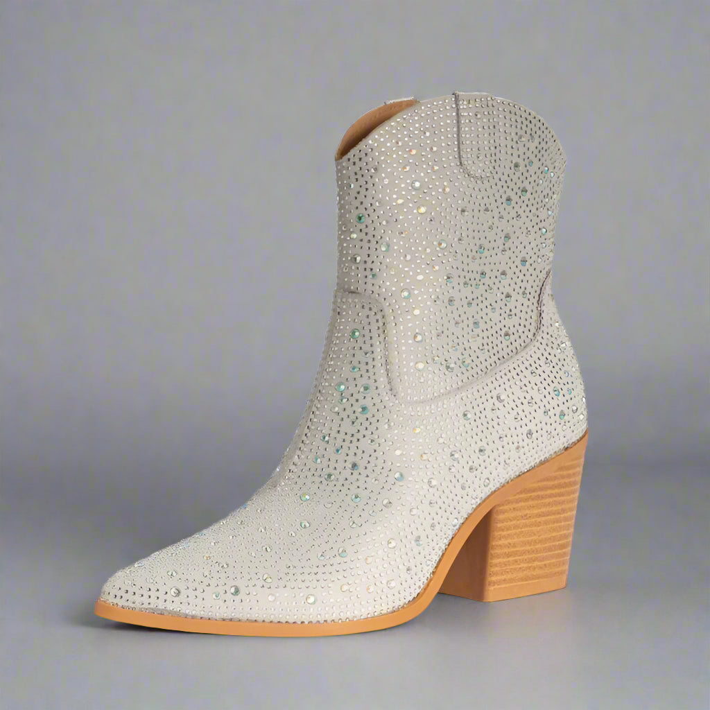 Crystal Chunky Platform Boots